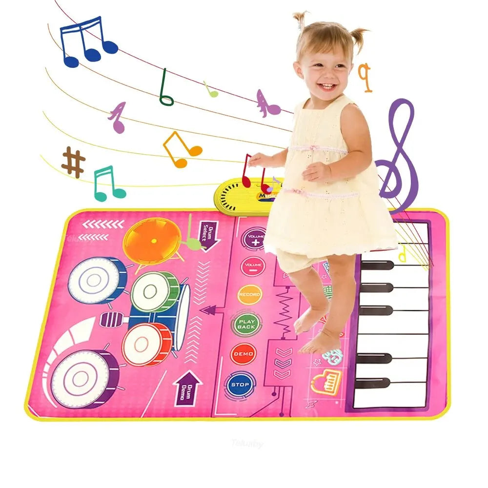 2 In 1 Piano Mat for Kids Piano