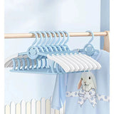Telescopic Baby Hangers Clothes Organizer Closet Non-slip Kids