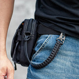 Camping Tactical Anti-lost 9 Core Paracord Waist Hanging