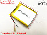 955465 955565 3.7V 5000mAH Rechargeable Lithium Polymer Battery