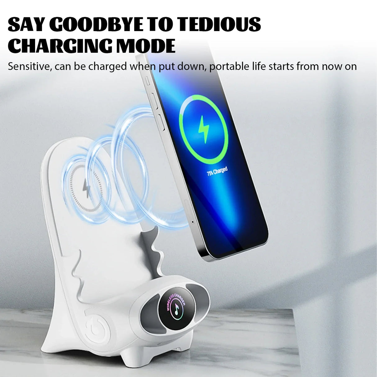 Portable Mini Chair Wireless Charger Chair Shape Charger
