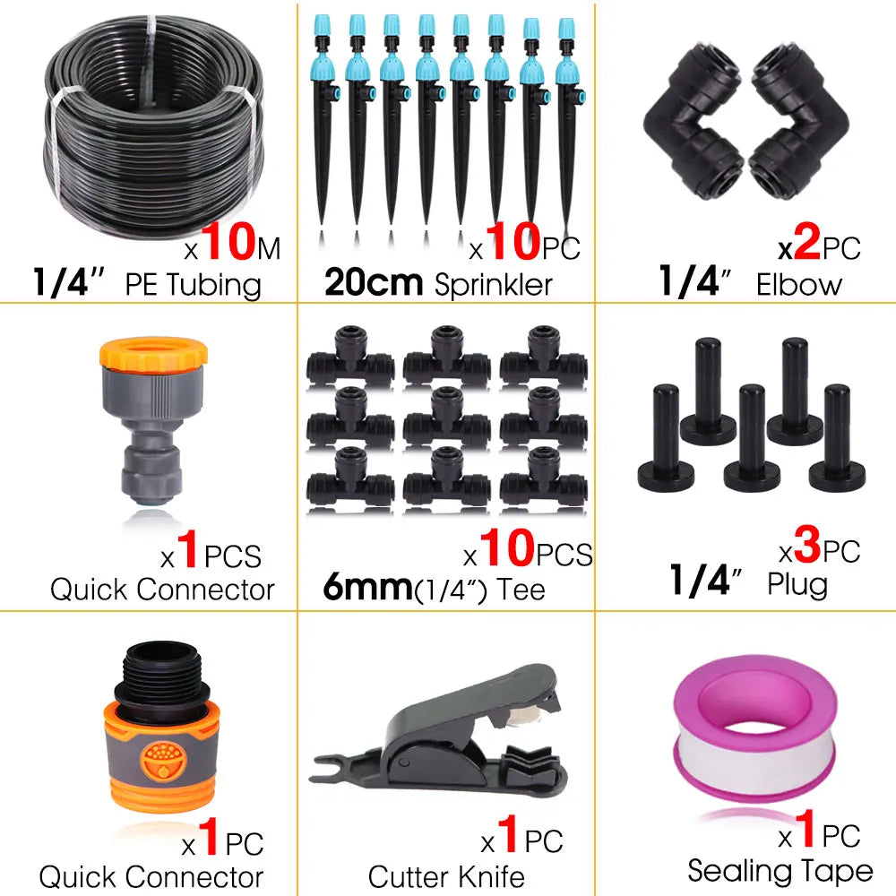 Smart Wifi/Bluetooth Compatible Timer Watering Systems for Garden