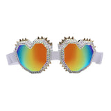 Y2K Hispter Neccessory Oversized Heart Sunglasses Women Big