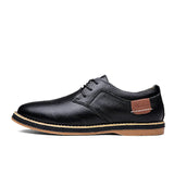 Genuine Leather Men Dress Shoes Oxfords Brogue Lace