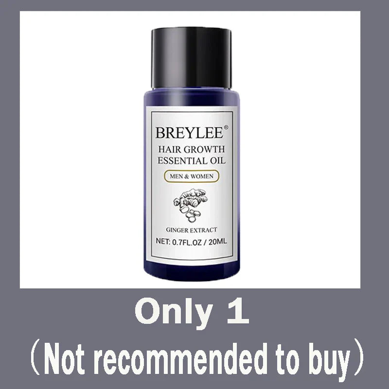 BREYLEE Ginger Hair Growth Essential Oil Prevent Hair