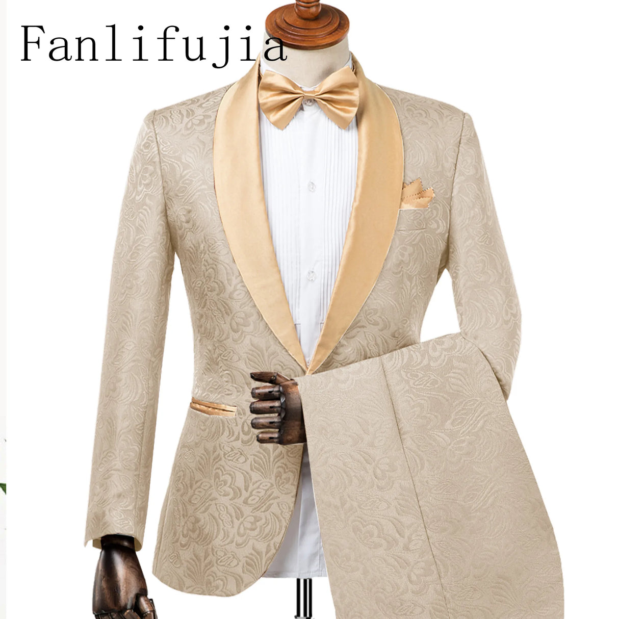 Fanlifujia Mens Wedding Suits 2023 Italian Design Custom