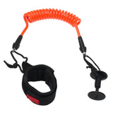 1Pcs TPU Bodyboard Coiled Wrist Leash Surf Board