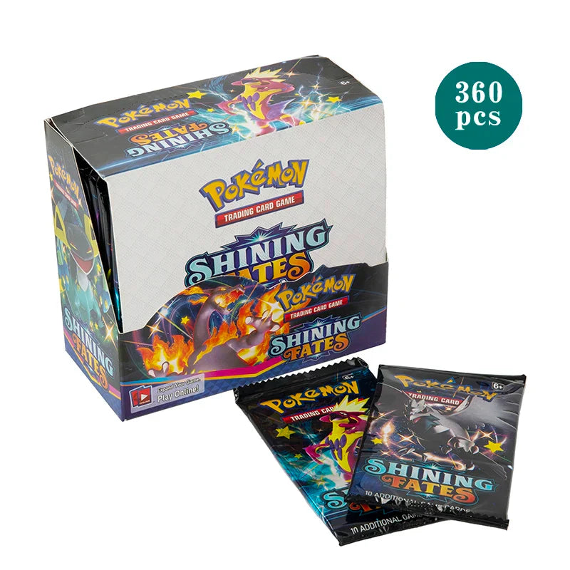 360Pcs Box Pokemon Card Shining Fates Style English