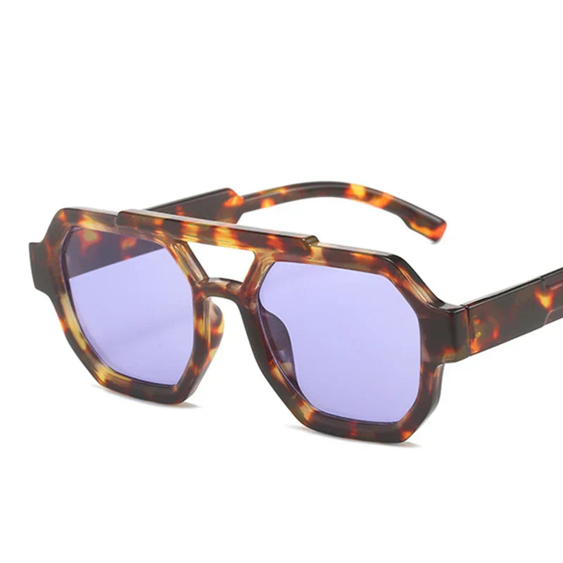 Fashion Pilot Oversized Sunglasses For Women New Double