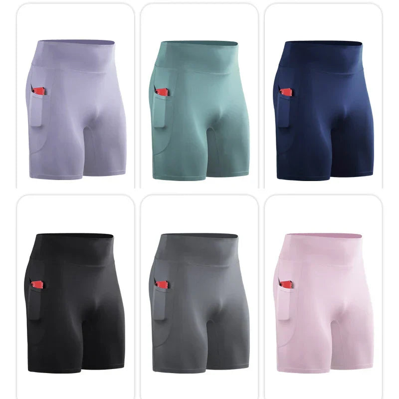 Men Outdoor Running Pocket Shorts Board GYM Exercise