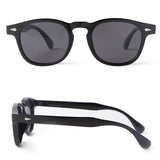 Retro Square Polarized Sunglasses Men Fashion Rivets Driving