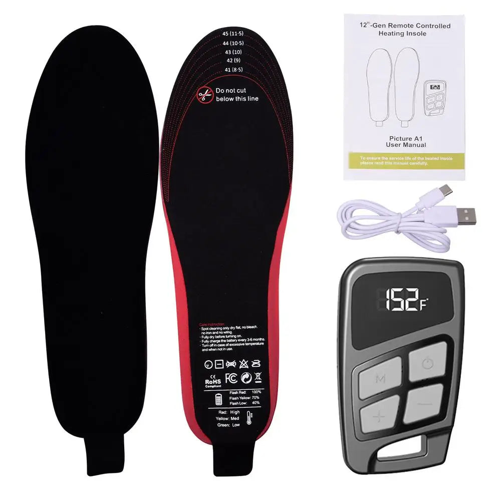 USB Heated Shoe Insoles Electric Insoles Foot Warming