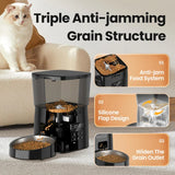 ROJECO Automatic Cat Feeder Pet Smart Cat Food