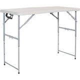 Resin Multipurpose Rectangle Table Bar Tables, 4-Feet Long,