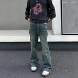 Flared Jeans for Men Wide Leg Street Summer