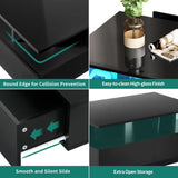 Coffee Table High Glossy LED Coffee Tables