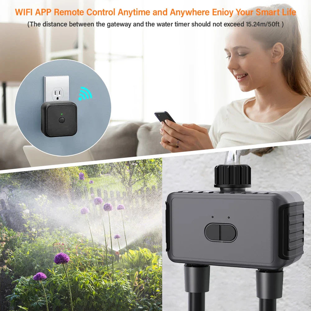 Tuya WIFI Smart Valve Automatic Water Timer Outdoor
