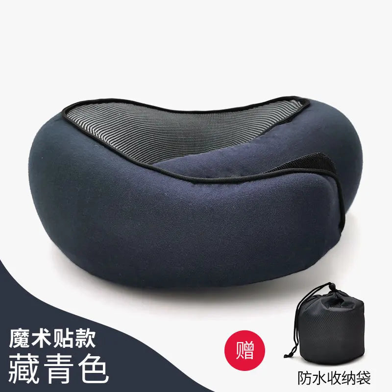 Travel Car Neck Memory Foam Pillow U-shaped Portable