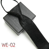 New Suit Business Zipper Tie for Man 48*7cm