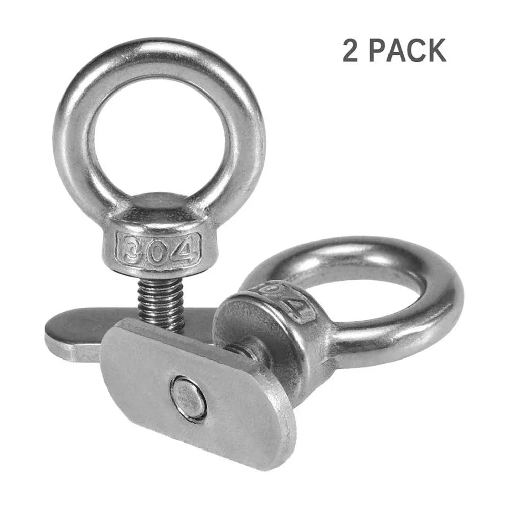 2Pcs Stainless Steel Kayak Screws Nuts Hardware for