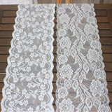 Elastic Hollow Floral Embroidery Lace Ribbon, DIY Apparel