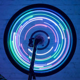 LEDs Light Wheel Rim Spoke Clip Tube Safety