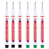 6Pcs/Set 20mm Deep Hole Long Nib Head Markers