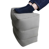 3 Layers Inflatable Travel Foot Rest Pillow Airplane