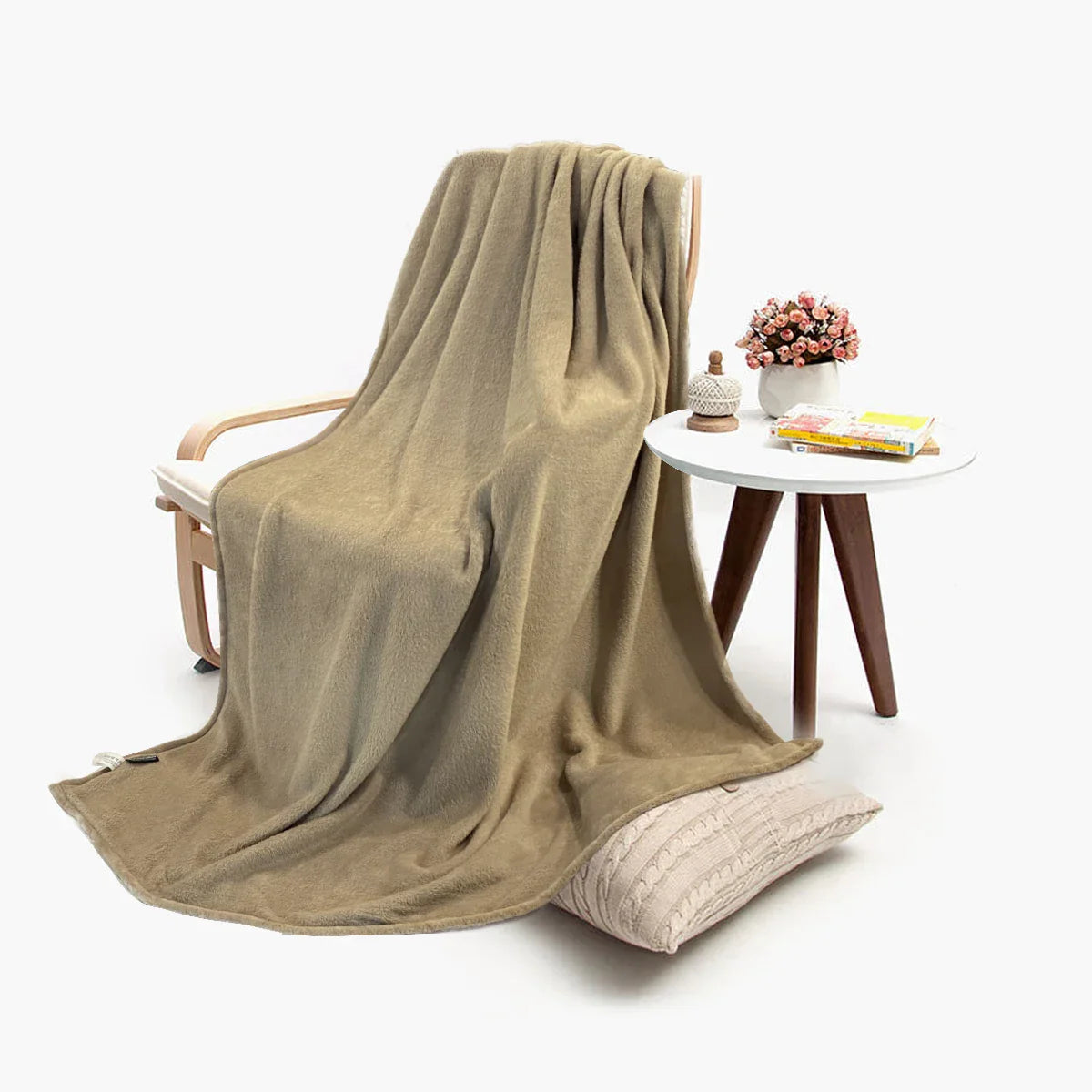 Bucephalus Flannel Throw Blankets, Fuzzy Super Soft Comfy