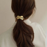 Fashion Metal Circle Ponytail Holder Hair Ropes Gothic