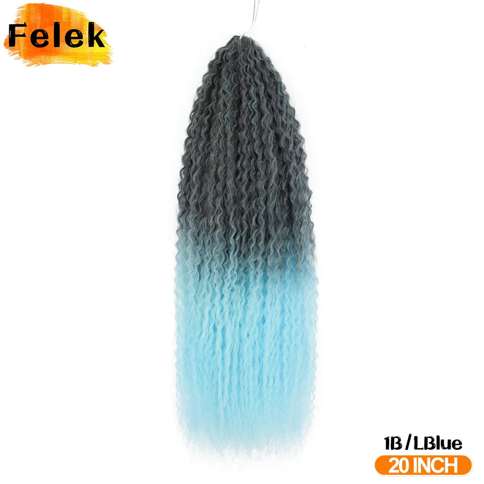 Brazilian Braids Synthetic Curl Hair Soft Braiding Extension