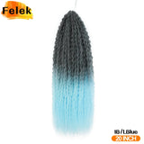Brazilian Braids Synthetic Curl Hair Soft Braiding Extension