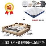 Parent child bed, second family, leather , master