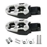 1 Pair CNC Aluminum Motorcycle Rearset Footrests