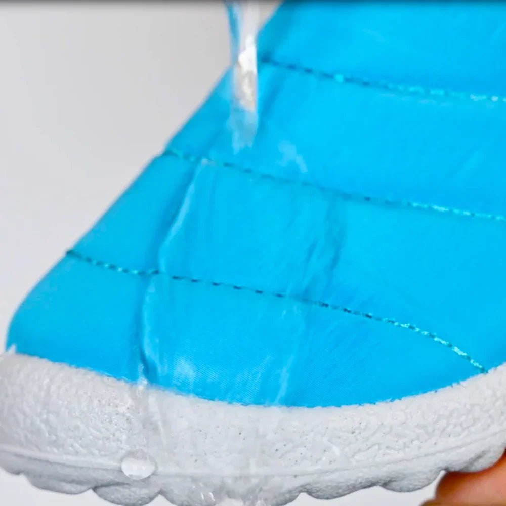 Winter Children's Boots Plush Non-Slip Cotton Shoes Waterproof