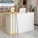 Modern wood Reception Desks Simple Supermarket Cashier Hotel