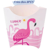 Flamingo Tableware for Birthday Decoration,Knife,Fork and Spoon,Dinner Set,Disposable