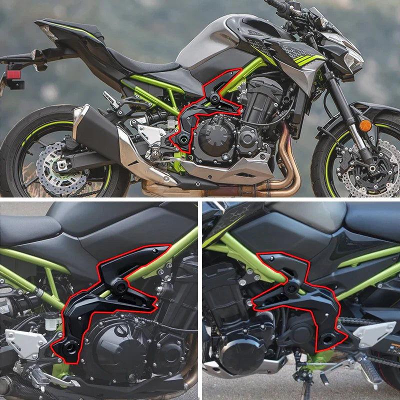Fit for Kawasaki Z 900 2020-2024 Motorcycle Accessories Front Side Trim Frame Body Cover Panel Motorcycle Engine Fairing Z900