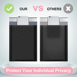 100 Pcs Black Bubble Mailer Bubble Padded Mailing