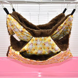 Winter Hammock Three-layer thickened plush warm small pet