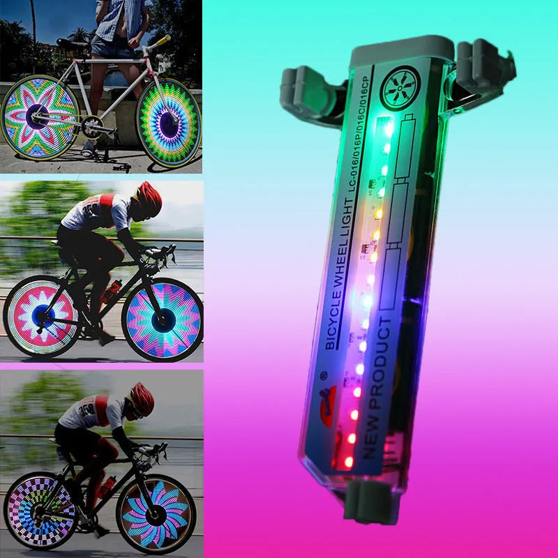 New Bicycle Spoke Lights Induction LED Colorful Bike