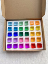 New Design Montessori Toys See Through Rainbow Lucite