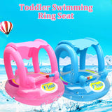 Baby Inflatable Swim Ring Float Circle Seat Awning