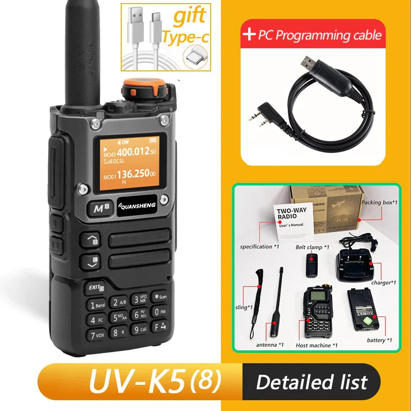 Quansheng UV K5 (8) Walkie Talkie Portable Am