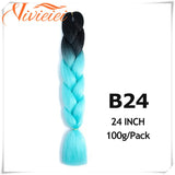 6 Pcs 24" Jumbo Synthetic Braids Hair Extensions