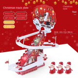 New Santa Claus Climbing Stairs Early Education Electric