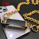 125cm Universal Metal Lanyard Antilost Phone Back Clip