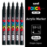 Uni Marker Pen, PC-3M Acrylic posca marcadores permanent