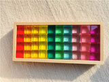 New Design Montessori Toys See Through Rainbow Lucite