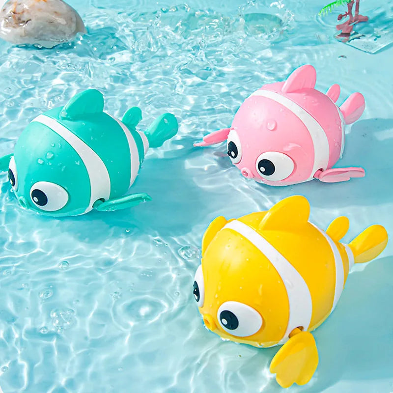 Baby Bath Toys Cute Swimming Fish Cartoon Animal